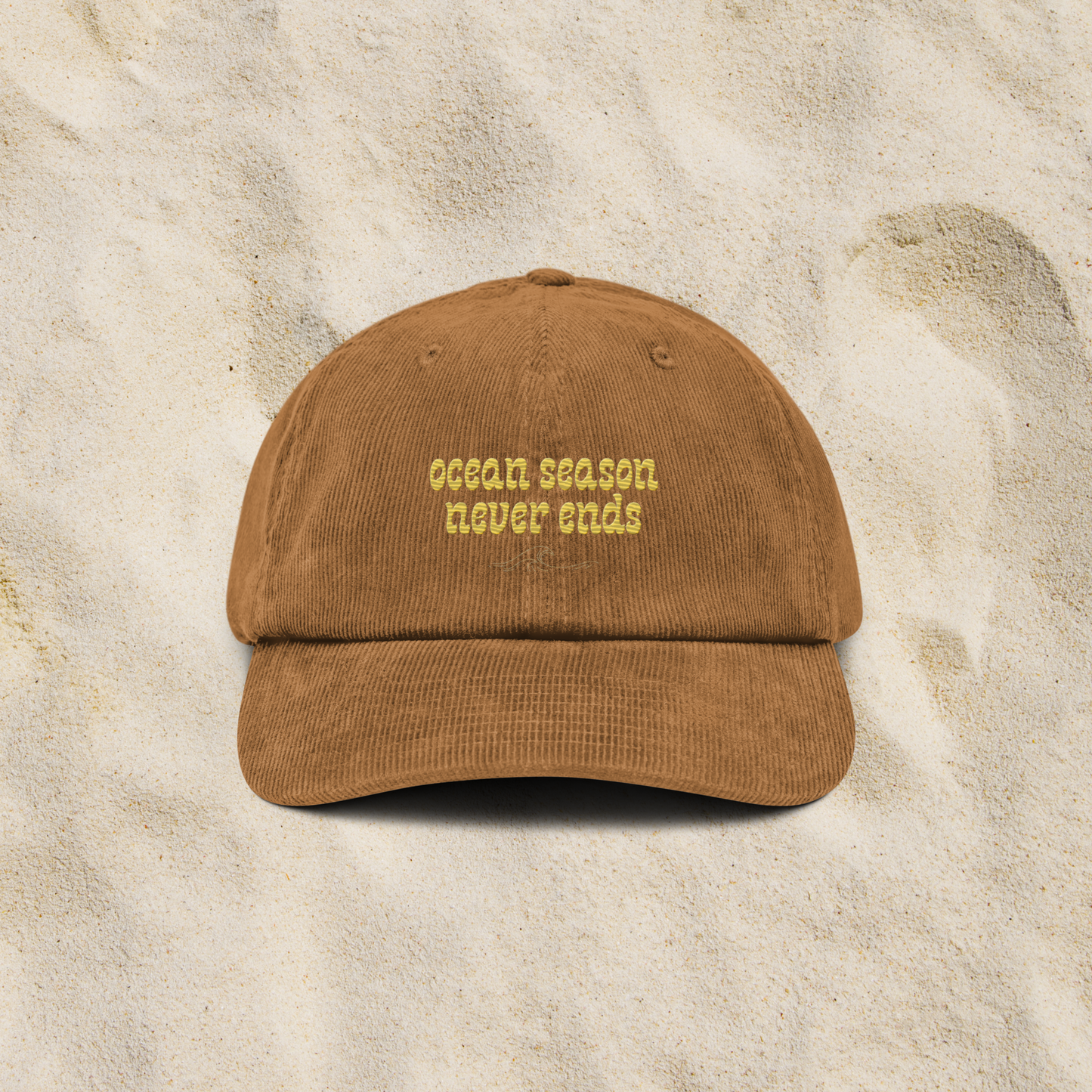 Corduroy Ocean Hat (brown)