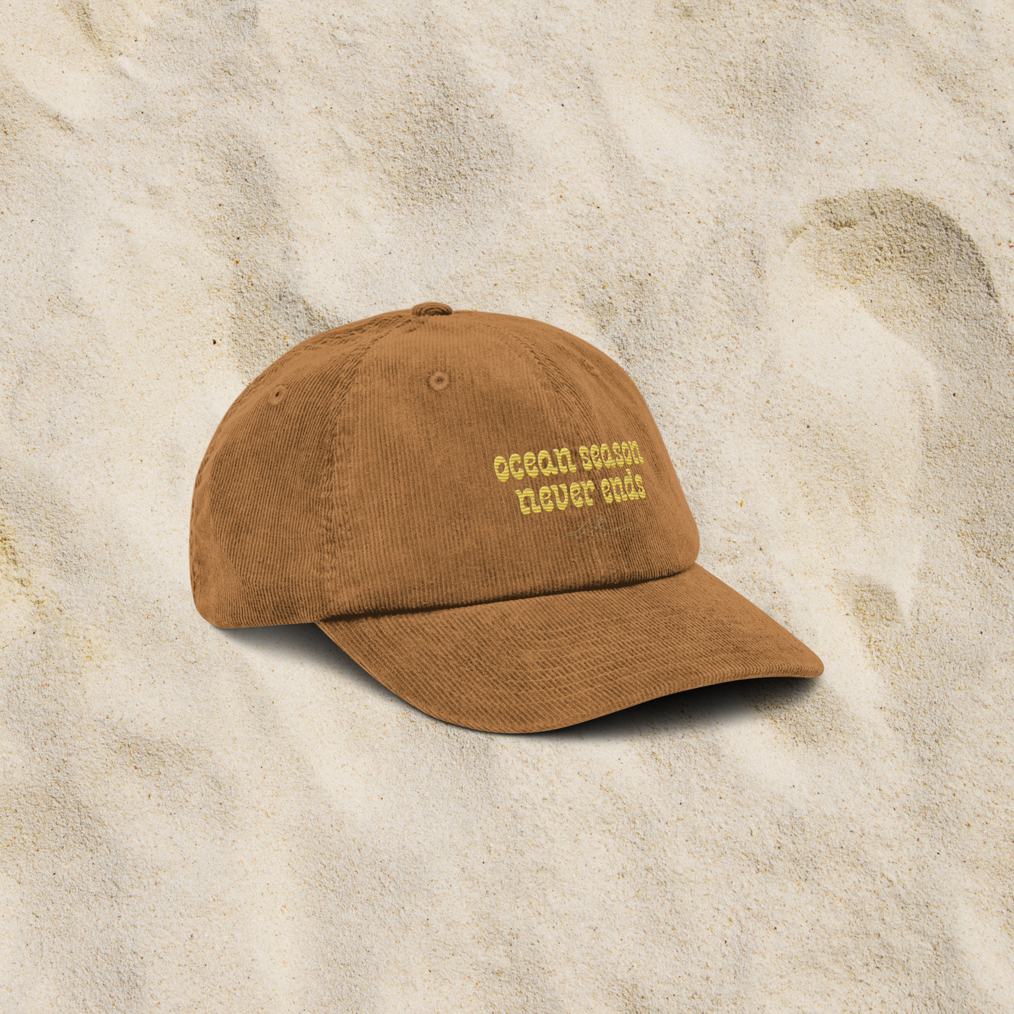 Corduroy Ocean Hat (brown)